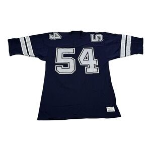 Vintage Sand-Knit Dallas Cowboys Randy White Jersey Sz Large Blue NFL Football